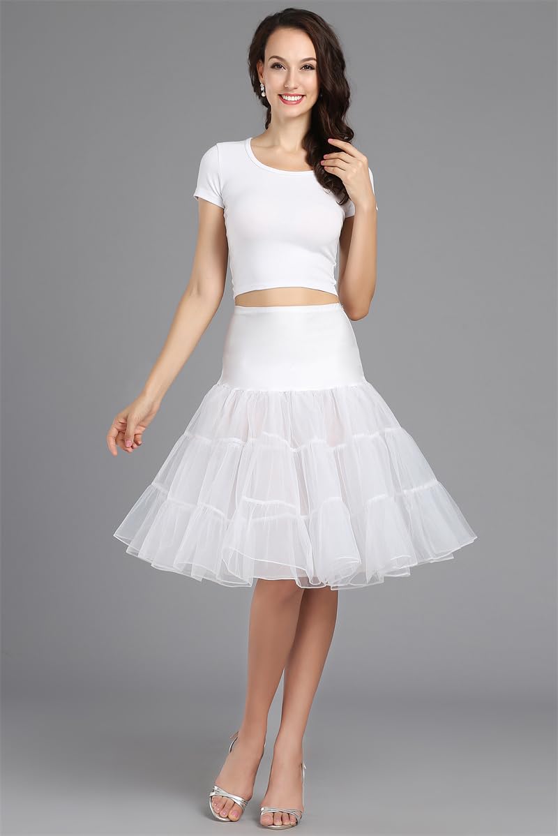 Kumeng Women's 50s Vintage Petticoat Underskirt — image 4