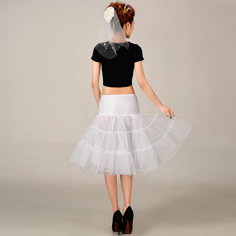 Kumeng Women's 50s Vintage Petticoat Underskirt — image 5