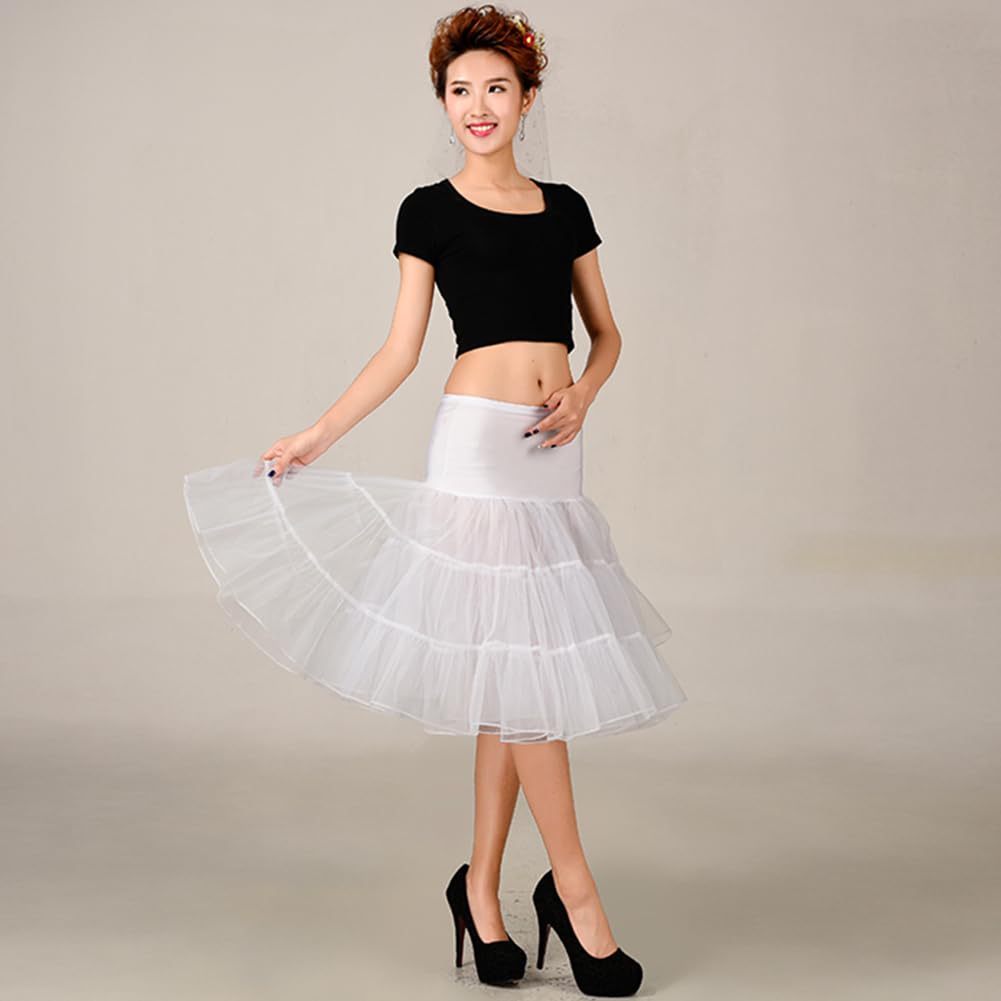 Kumeng Women's 50s Vintage Petticoat Underskirt — image 6