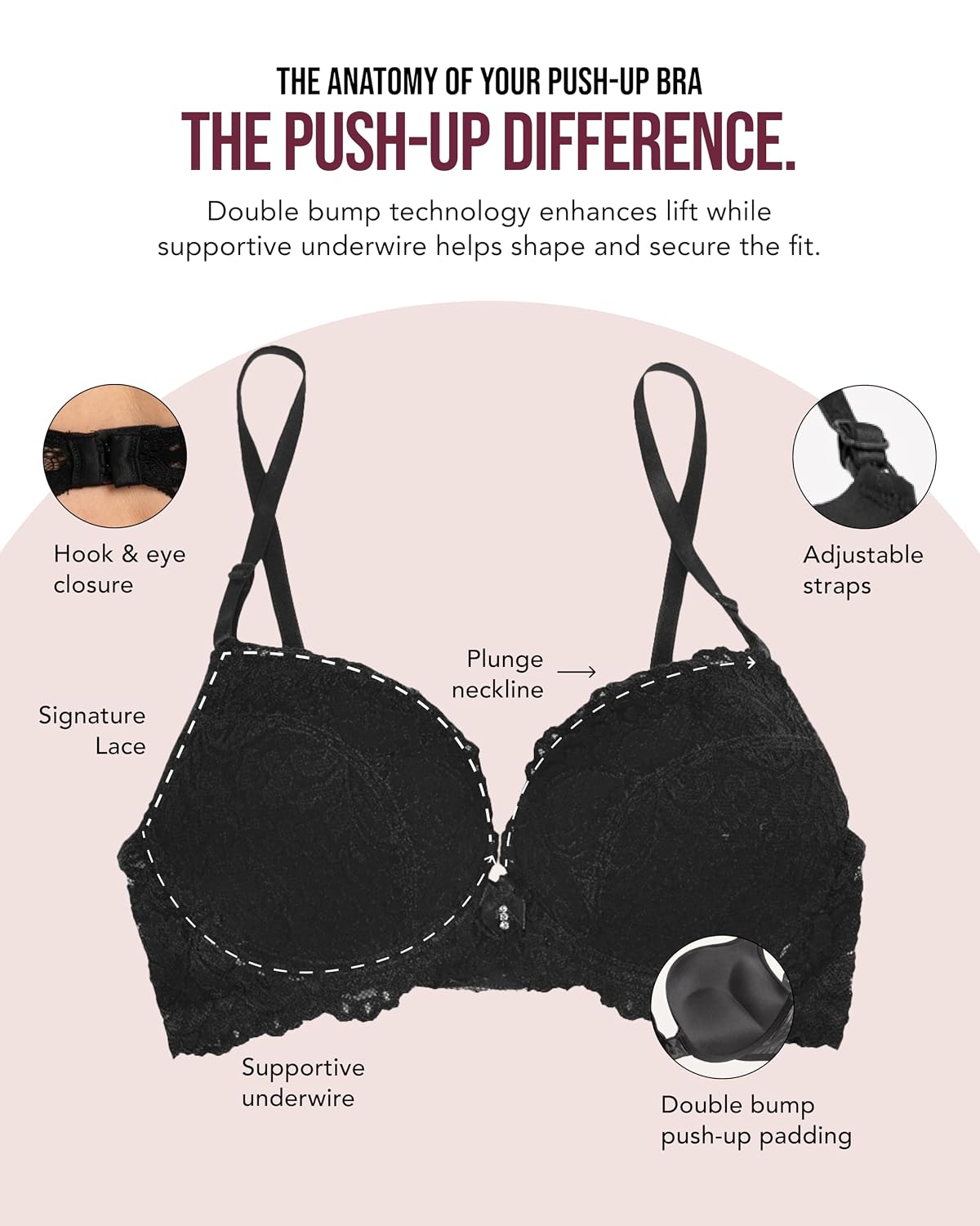 Smart & Sexy Maximum Cleavage Underwire Push-Up Bra — image 8