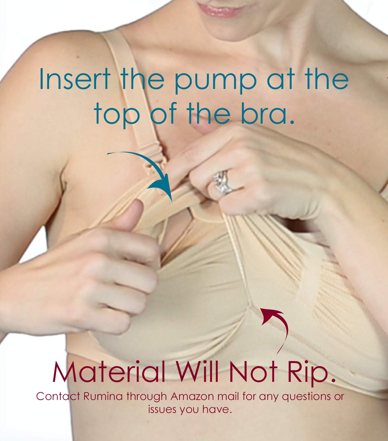 Rumina Seamless Hands-Free Nursing Bra — image 3