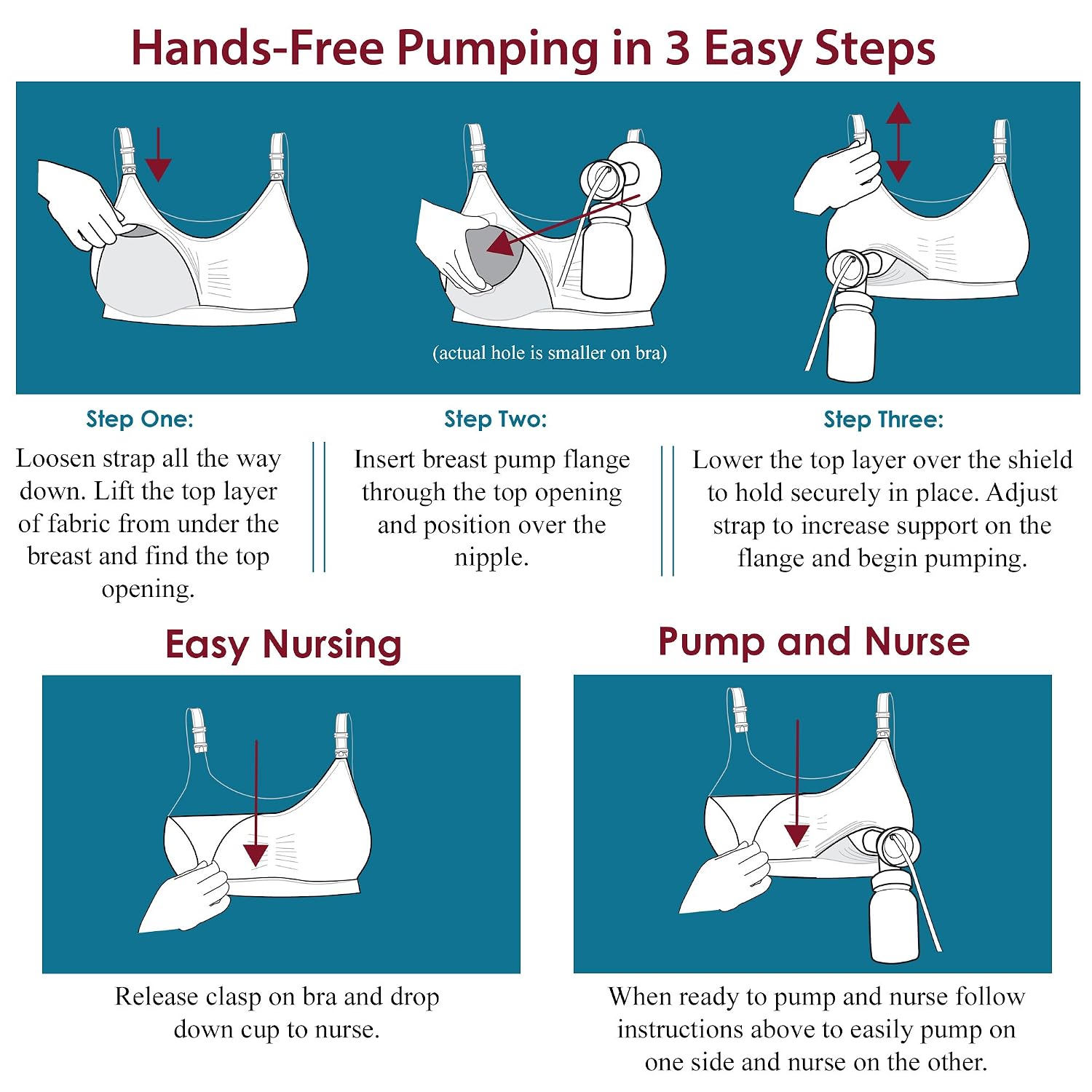Rumina Seamless Hands-Free Nursing Bra — image 6