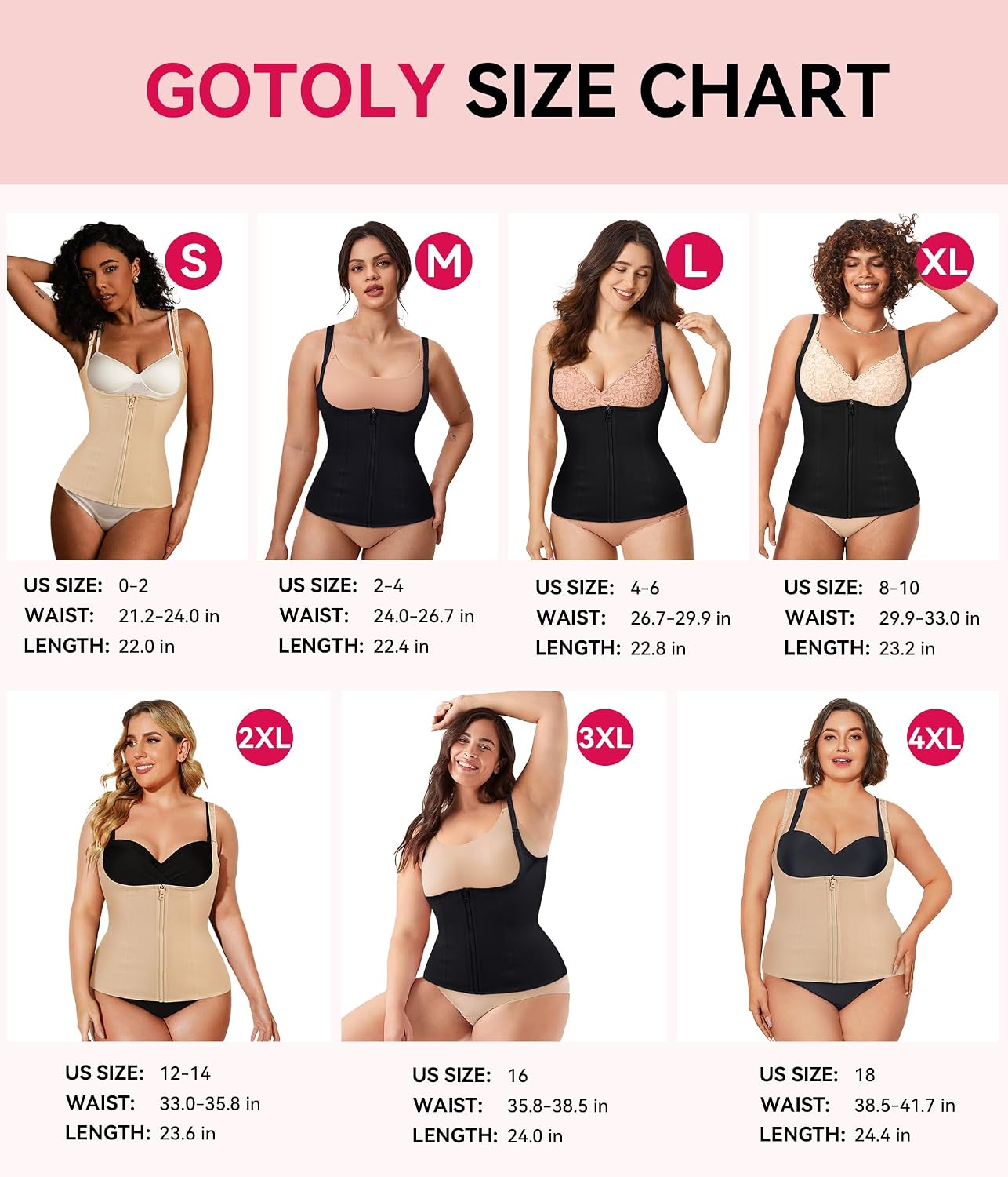 Gotoly Waist Cincher Tank Top Body Shaper — image 6