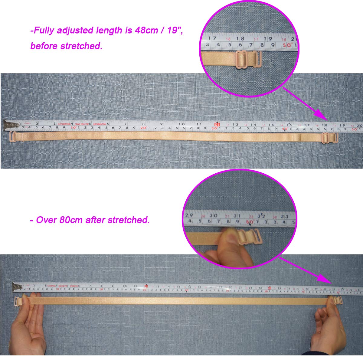 DoHope Adjustable Elastic Bra Straps — image 5