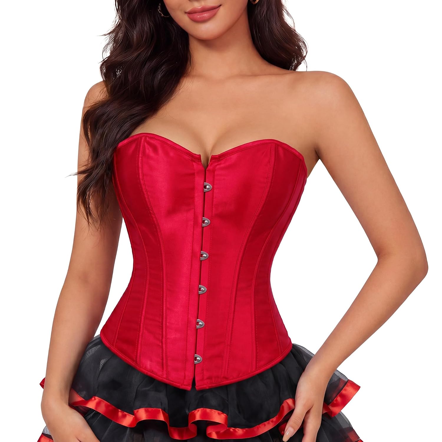 Zhitunemi Vintage Retro Plus Size Corset Shapewear