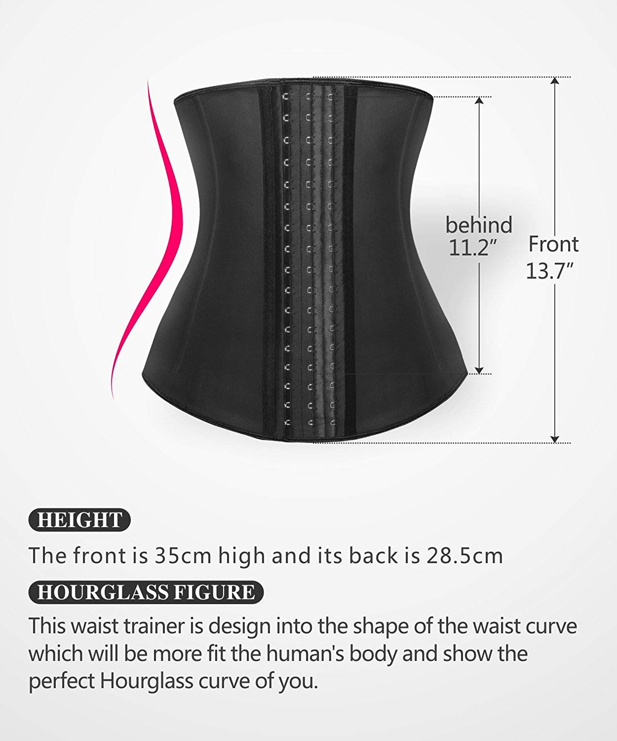 YIANNA Long Torso Waist Trainer for Women — image 3
