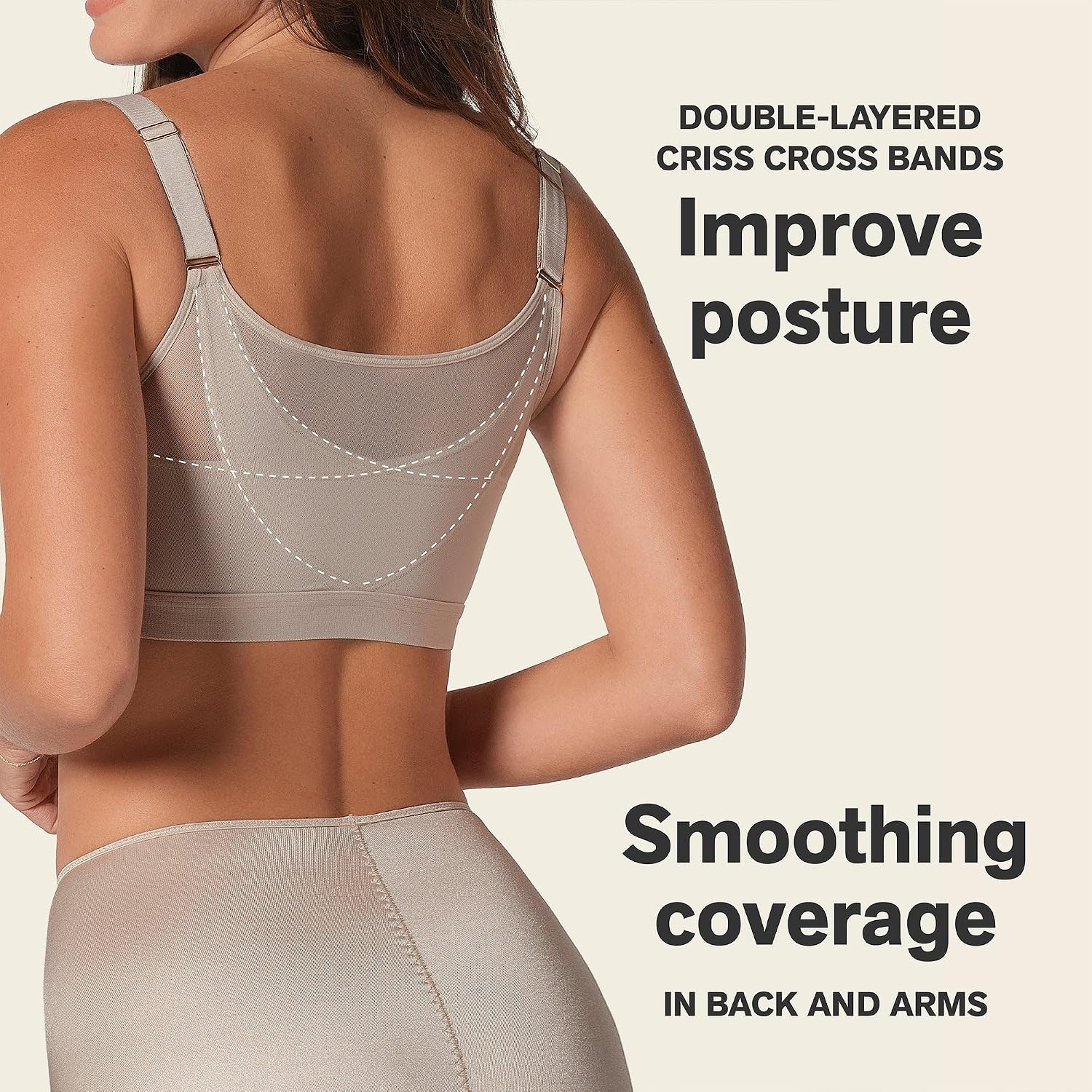 Leonisa Posture Corrector Wireless Front Closure Bra — image 2