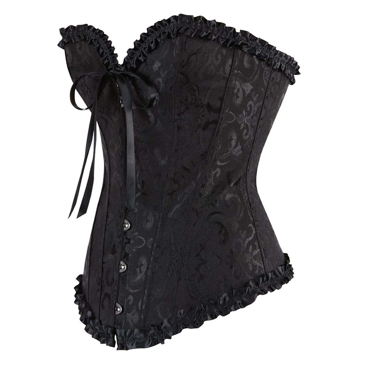 EVAbaby Women's Floral Boned Corset Bustier — image 3
