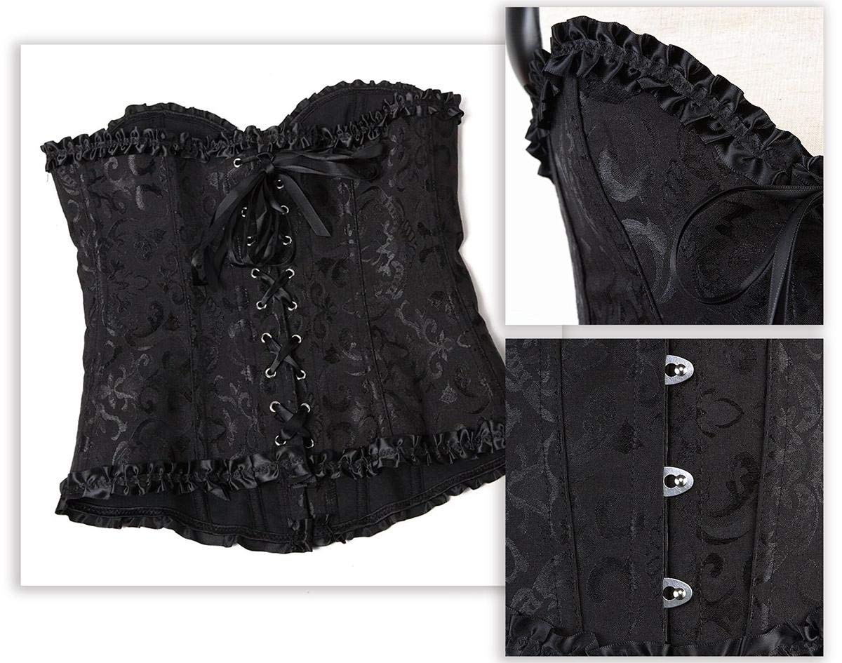 EVAbaby Women's Floral Boned Corset Bustier — image 5