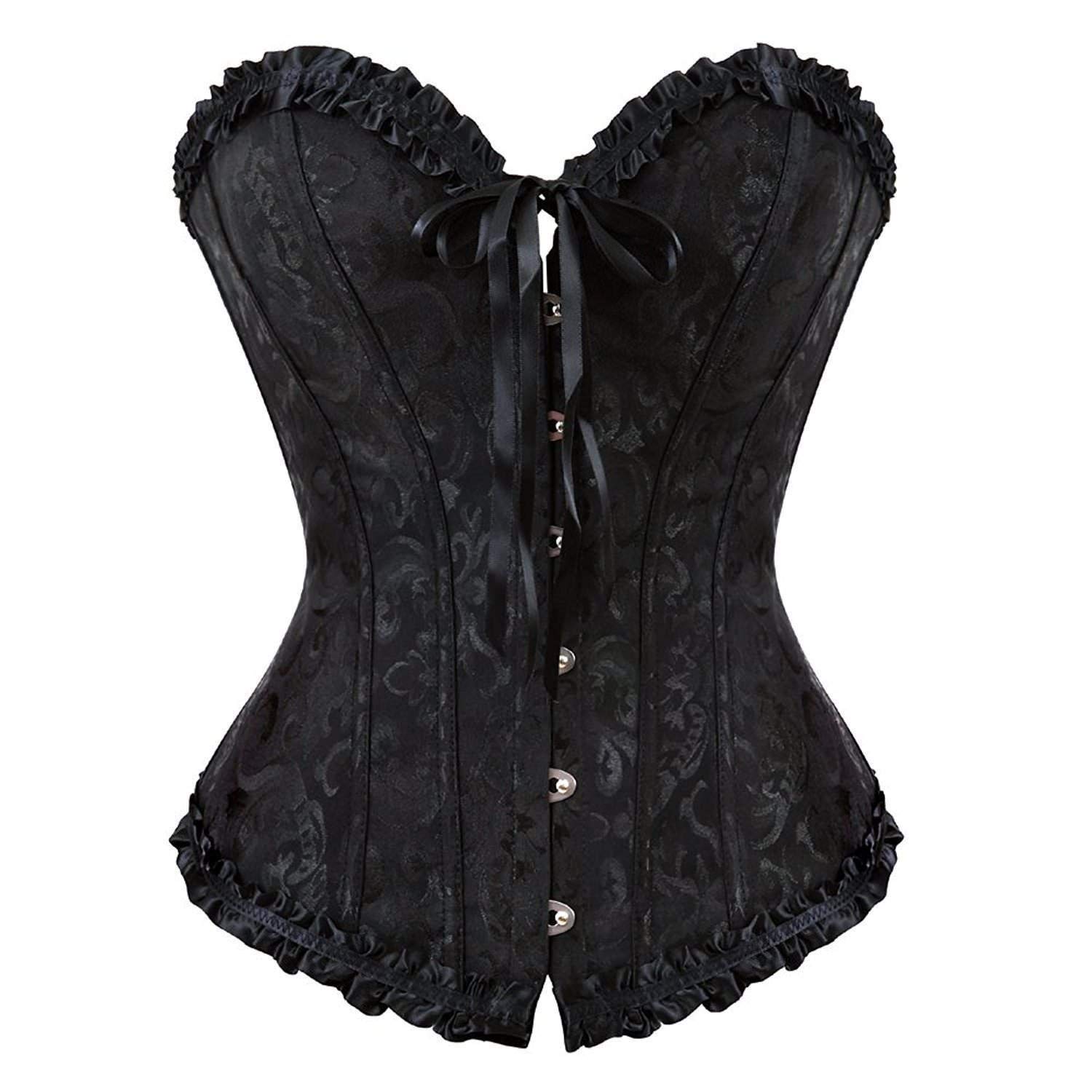 EVAbaby Floral Boned Overbust Corset — image 4