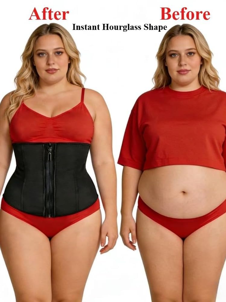 ALINBAIST Latex Waist Trainer with Zipper — image 2