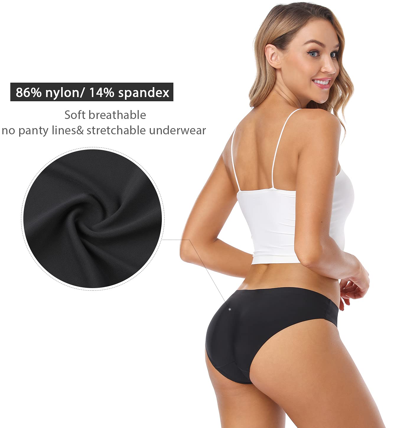 Wealurre Seamless Invisible Bikini Panties for Women — image 4