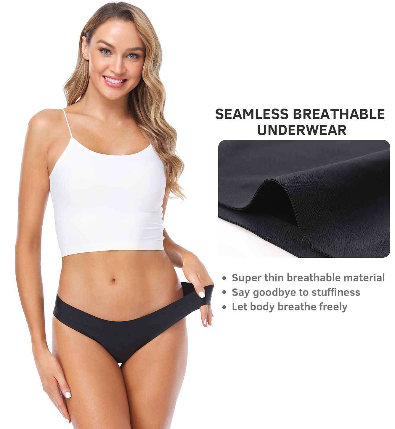 Wealurre Seamless Invisible Bikini Panties for Women — image 5
