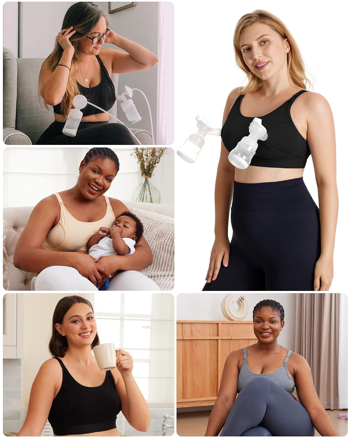 Momcozy Hands-Free Pumping and Nursing Bra — image 7