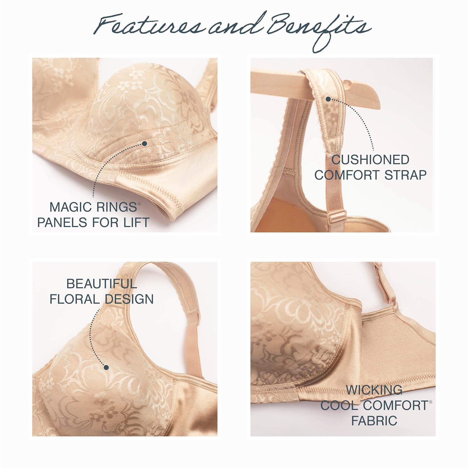 Playtex Women's 18 Hour Ultimate Lift Wireless Bra — image 4