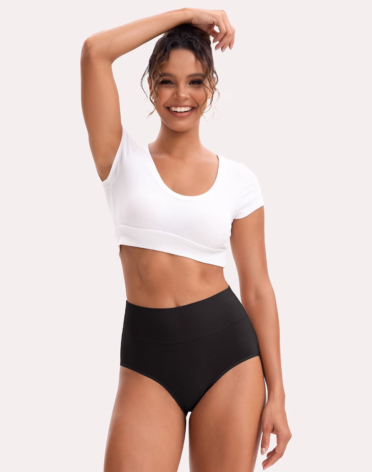 INNERSY High Waisted Cotton Panties for Women — image 2