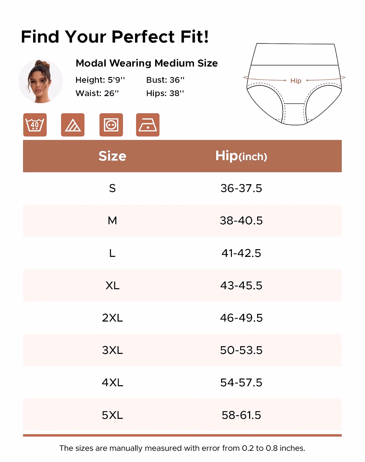 INNERSY High Waisted Cotton Panties for Women — image 6