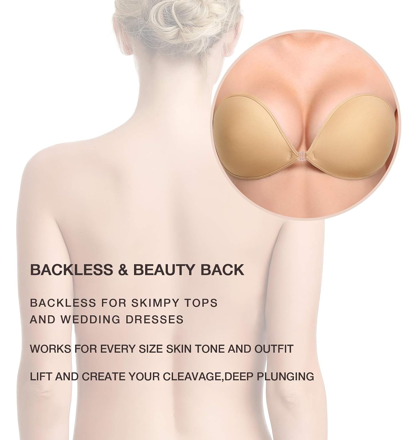 Wingslove Reusable Silicone Push-Up Adhesive Bra — image 4