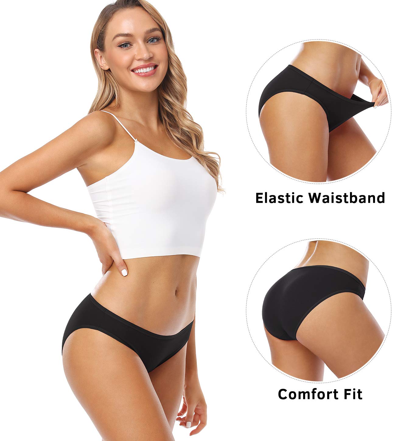 Wealurre Cotton Hipster Panties for Women — image 2