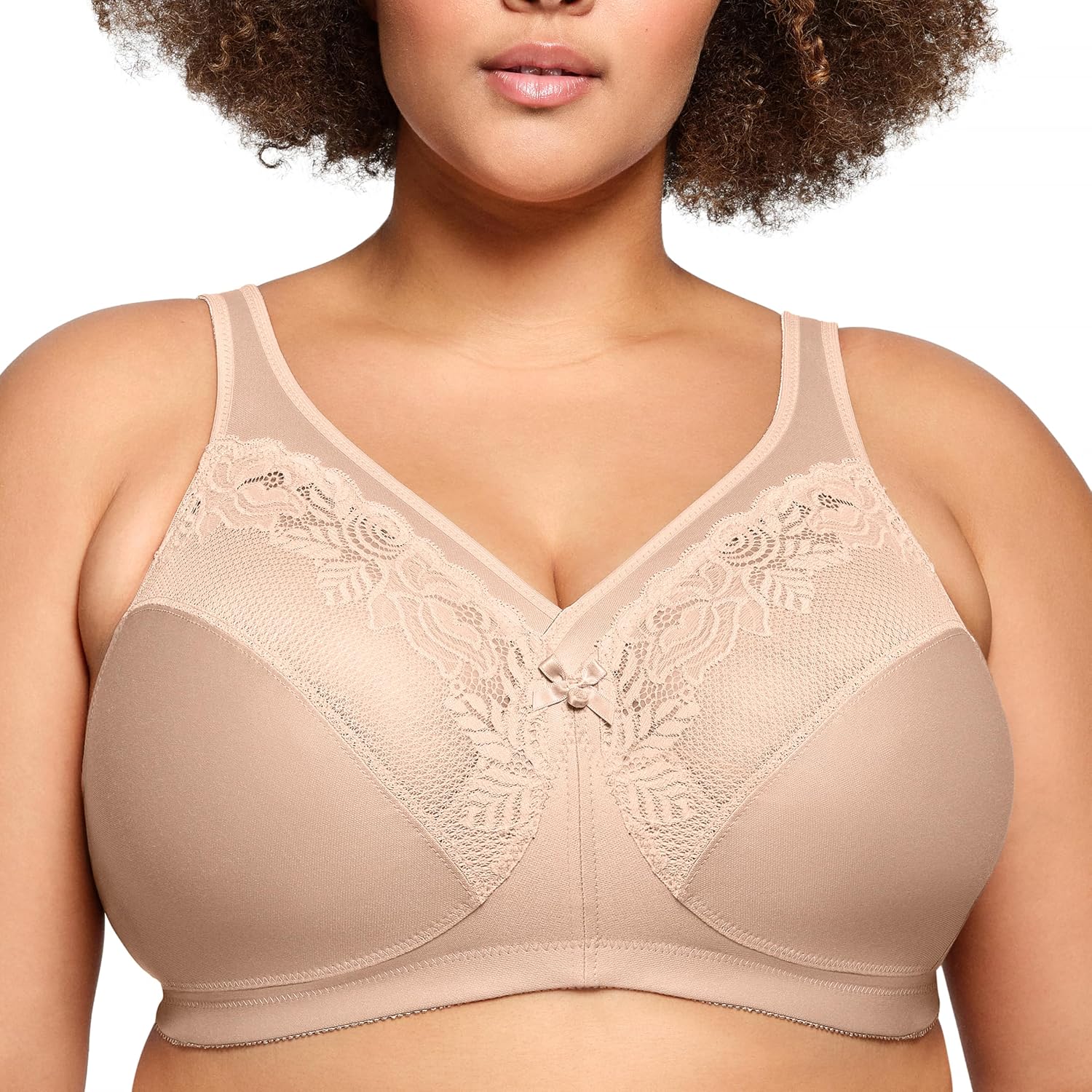 Glamorise Full Figure Wirefree Minimizer Bra