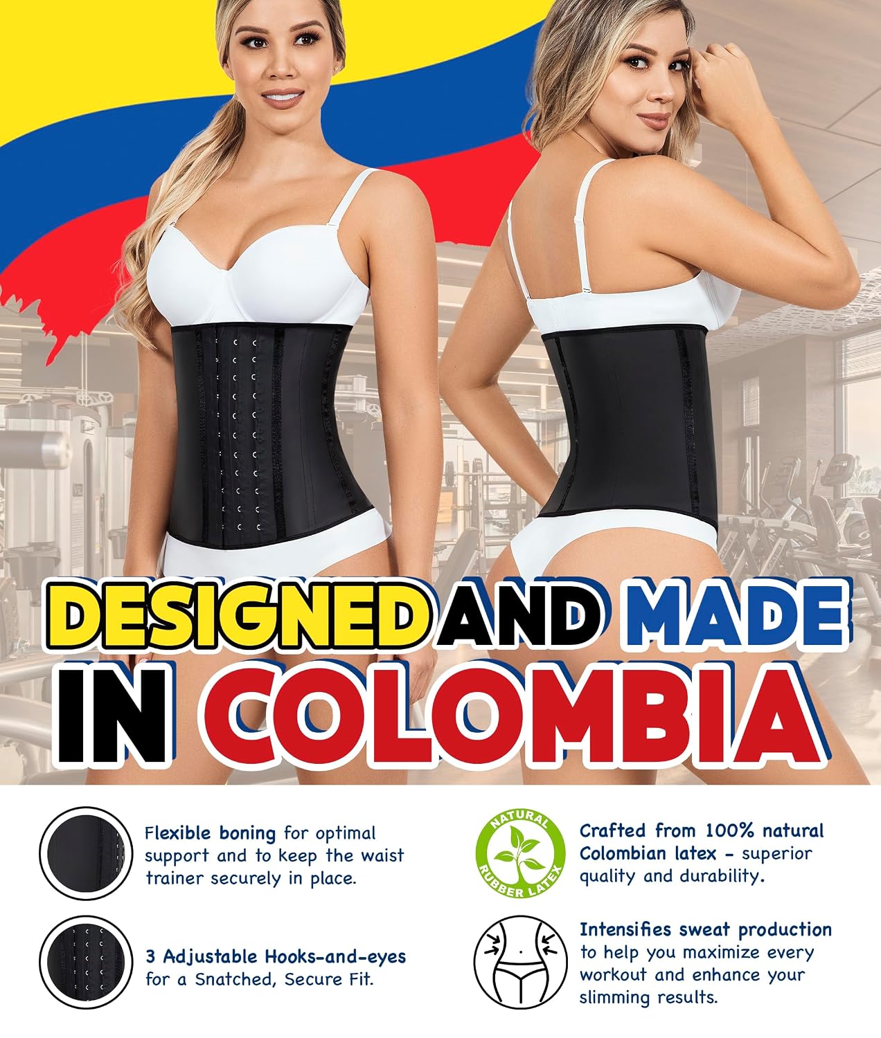 LadySlim by NuvoFit Colombian Premium Waist Trainer — image 2
