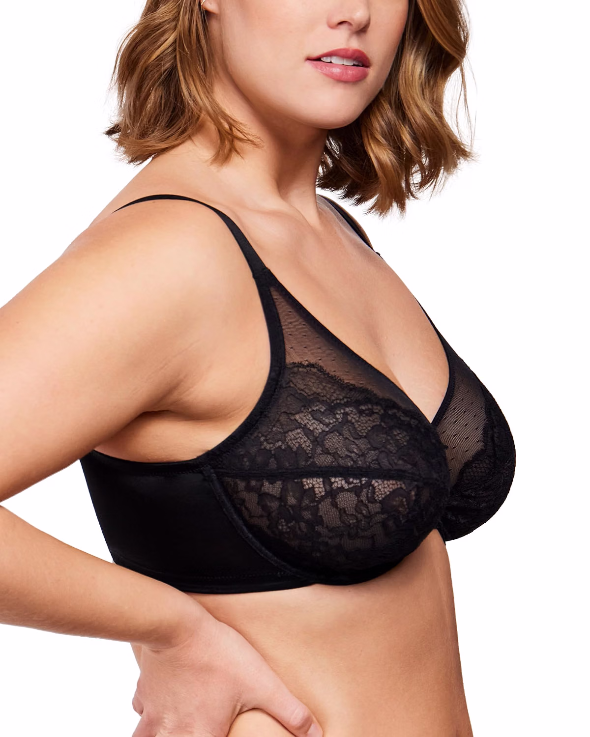 HSIA Lace Underwire Minimizer Bra — image 2