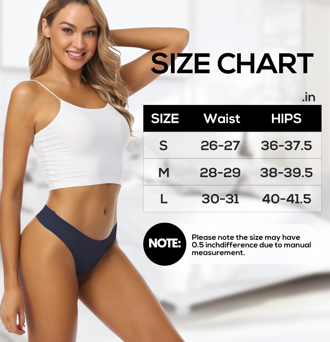 Wealurre Women's Cotton Thong Low Rise Panties — image 6