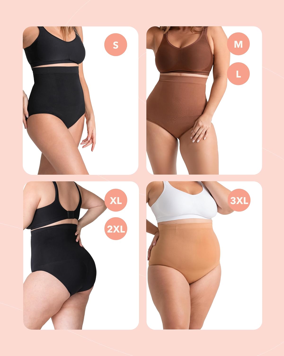SHAPERMINT Seamless Tummy Control Shapewear Panty — image 4