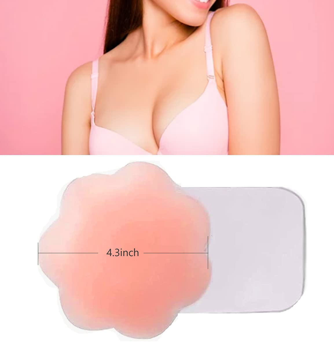 kissrose Silicone Nippleless Breast Lift Pasties — image 4