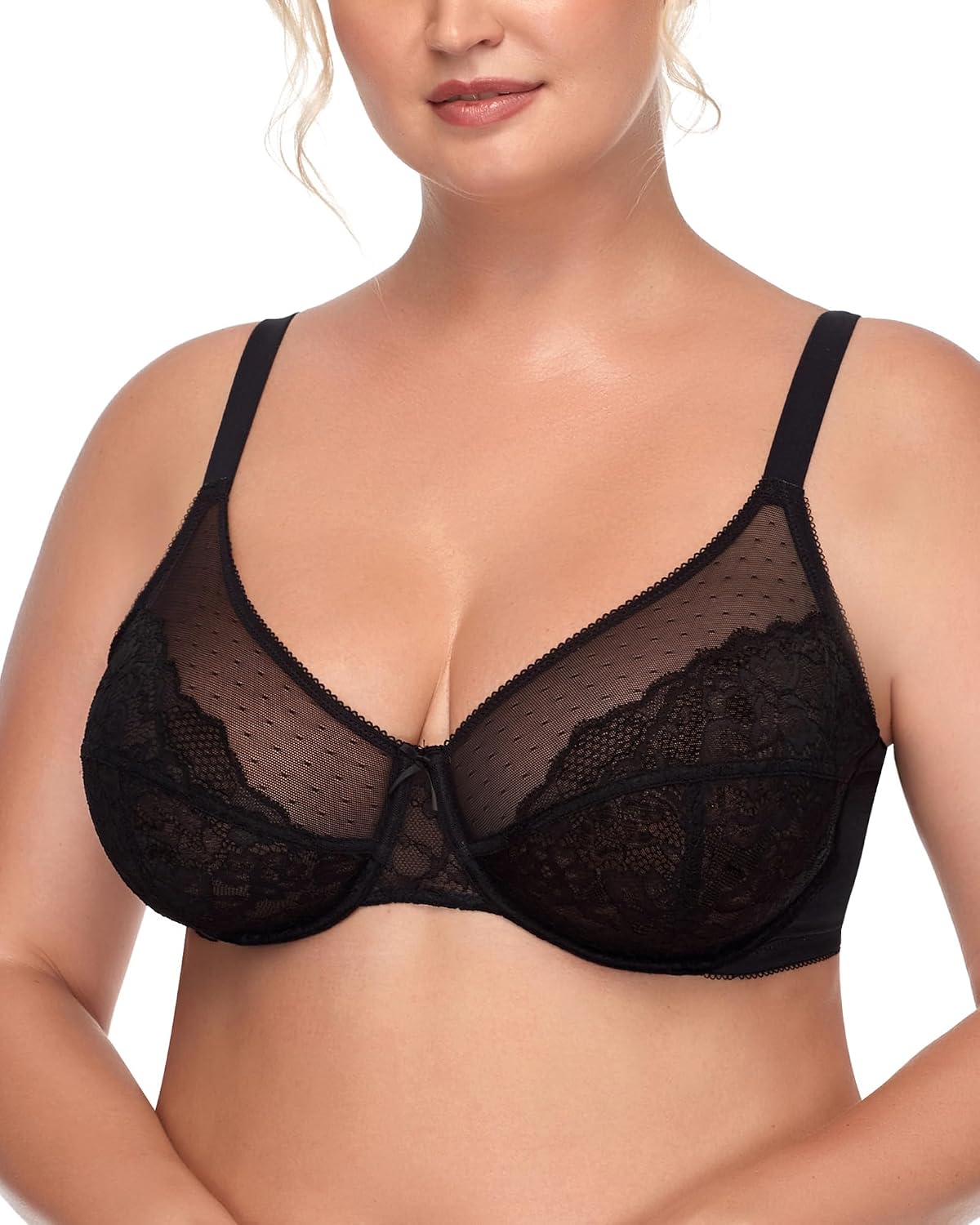 HSIA Women's Enchante Lace Minimizer Underwire Bra