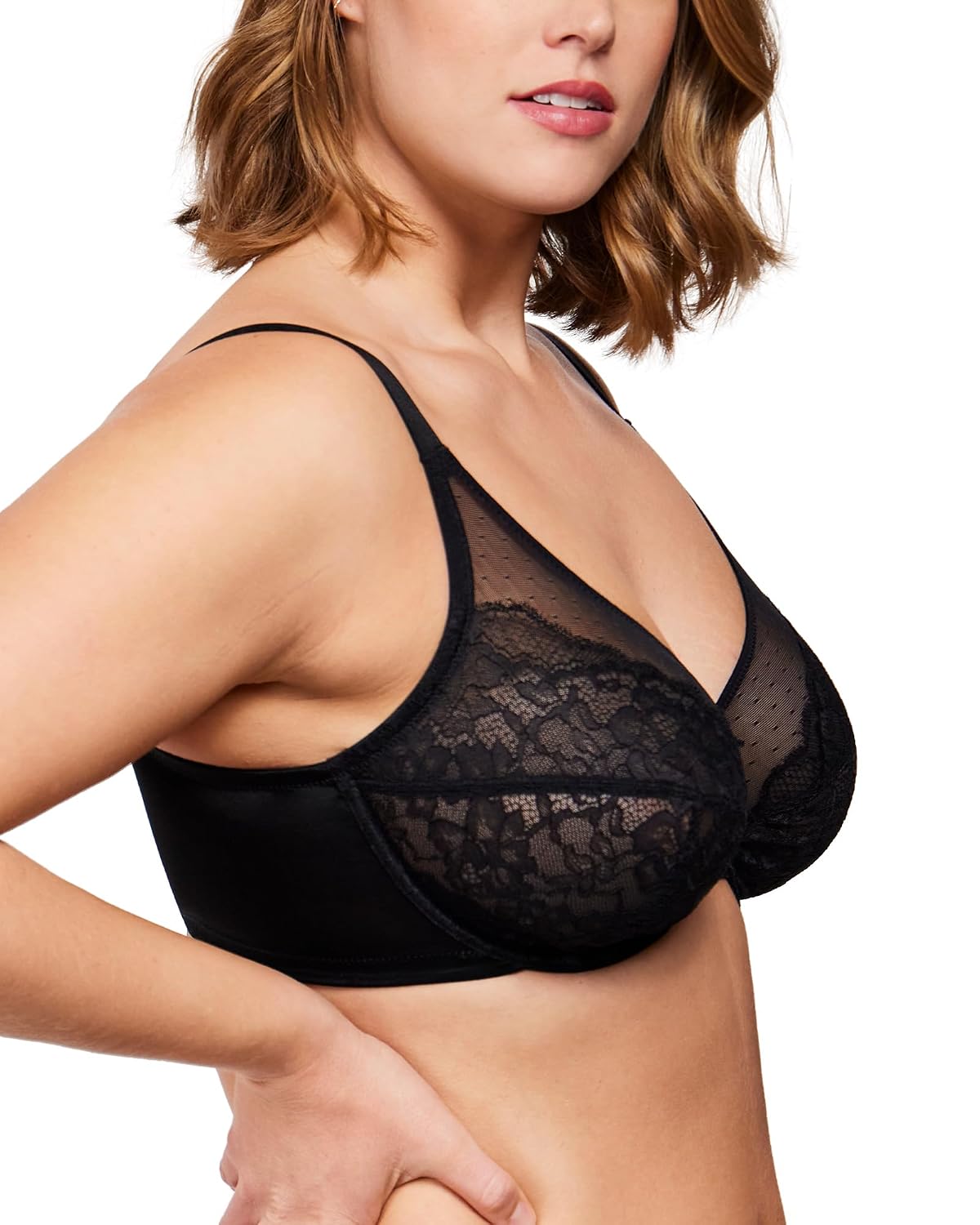 HSIA Women's Enchante Lace Minimizer Underwire Bra — image 2