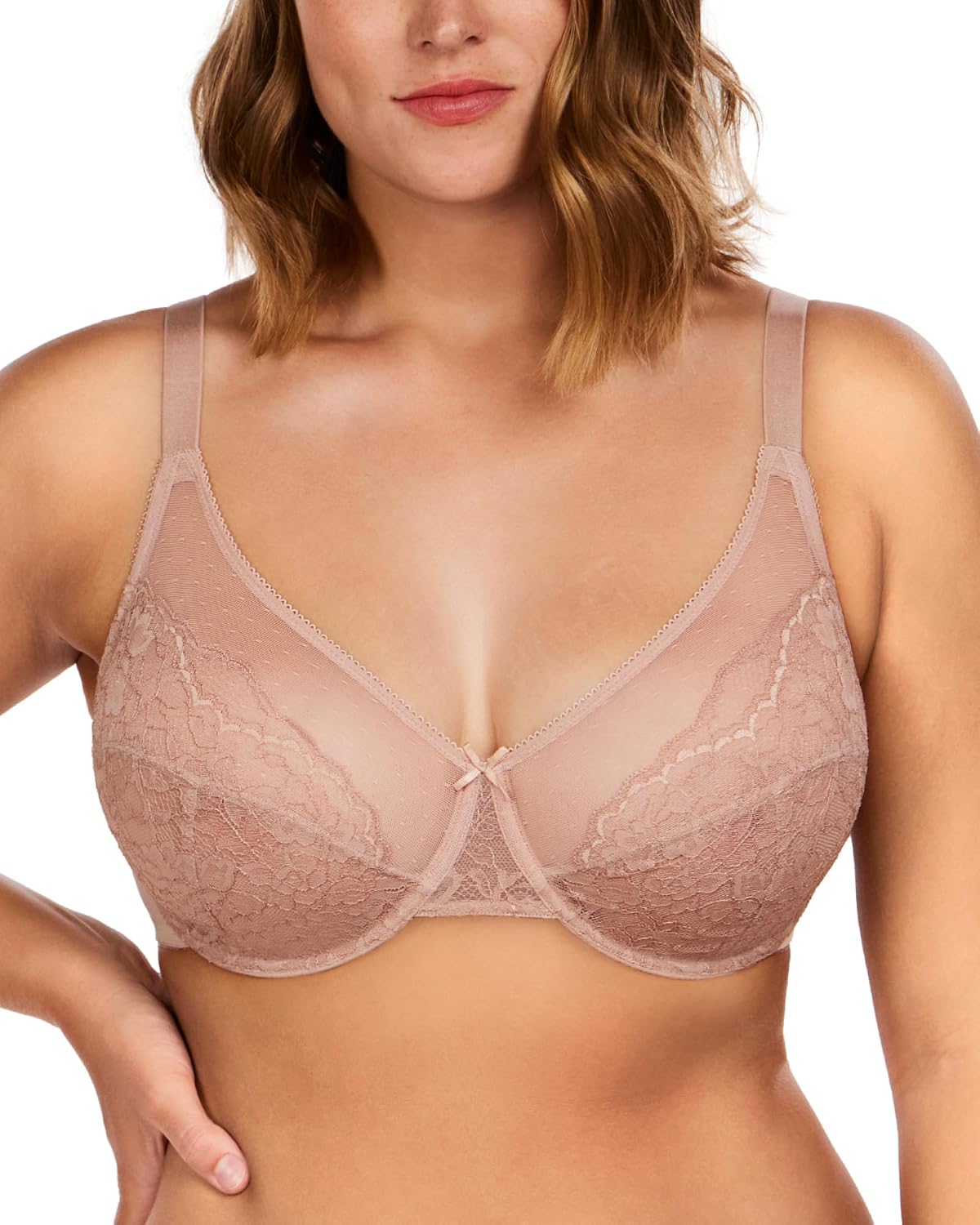 HSIA Women's Enchante Lace Minimizer Underwire Bra — image 10