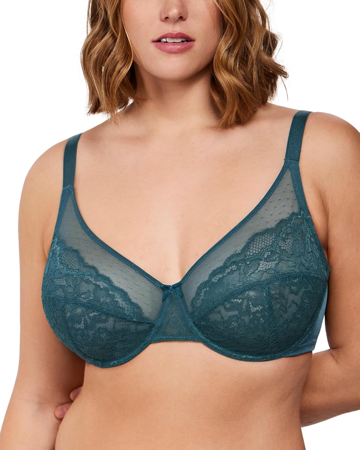 HSIA Women's Enchante Lace Minimizer Underwire Bra — image 12