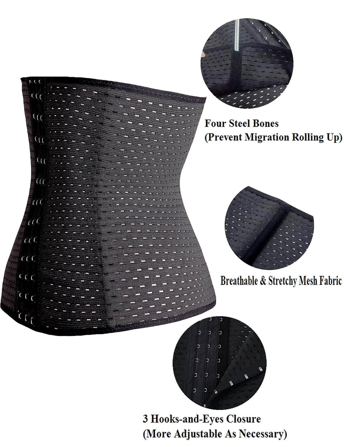 Youloveit Steel Boned Waist Trainer Corset — image 3