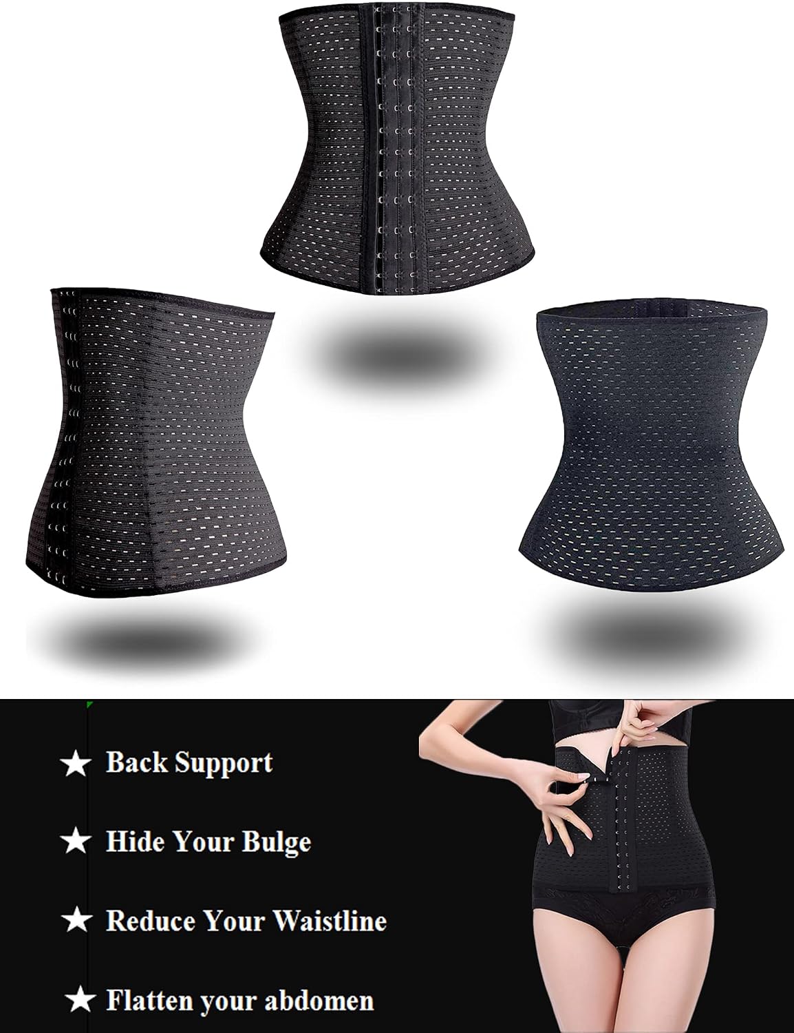 Youloveit Steel Boned Waist Trainer Corset — image 4
