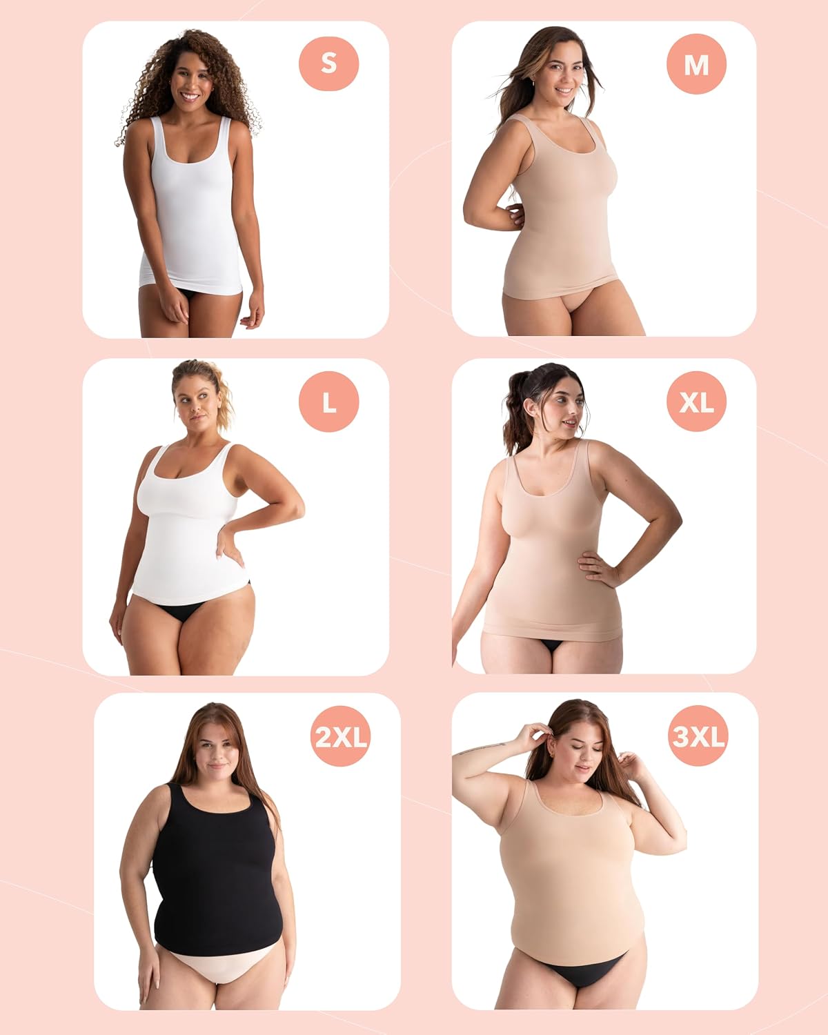 SHAPERMINT Compression Tank Cami for Women — image 3