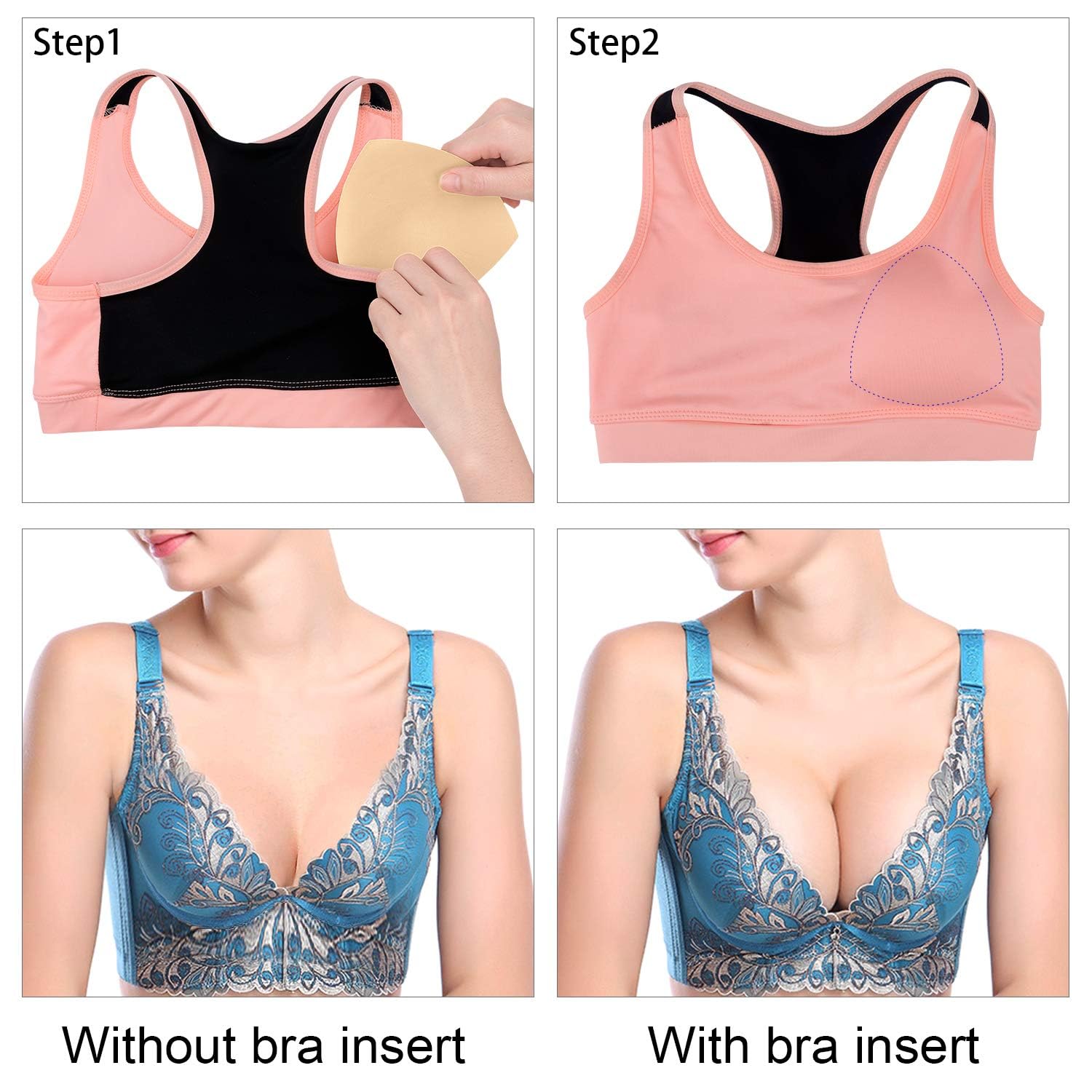 Awpeye Removable Bra Cup Inserts for Women — image 5