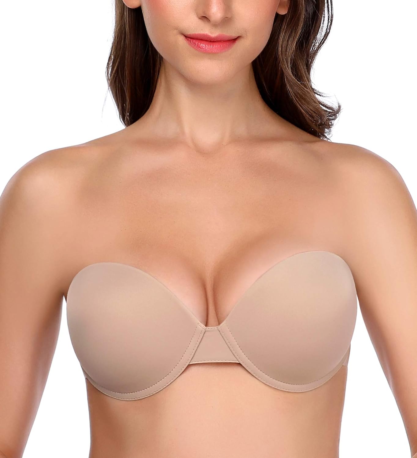 HANSCA Self-Adhesive Backless Strapless Push Up Bra — image 2