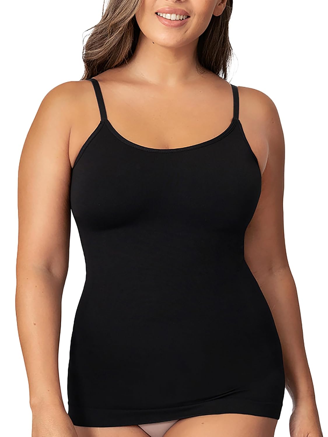 SHAPERMINT Scoop Neck Smoothing Cami Tank