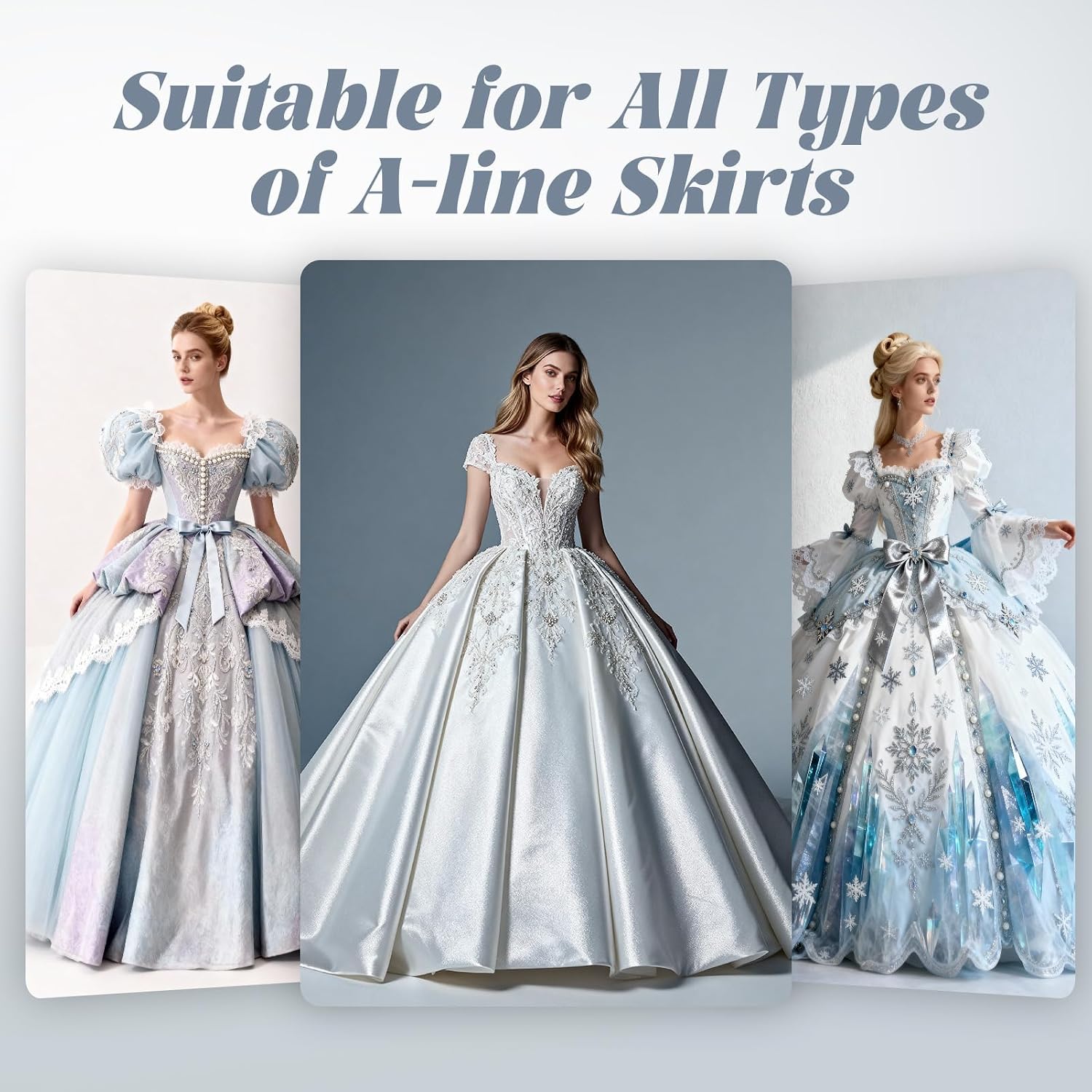 Ieuan Full Petticoat Underskirt for Wedding Dresses — image 6