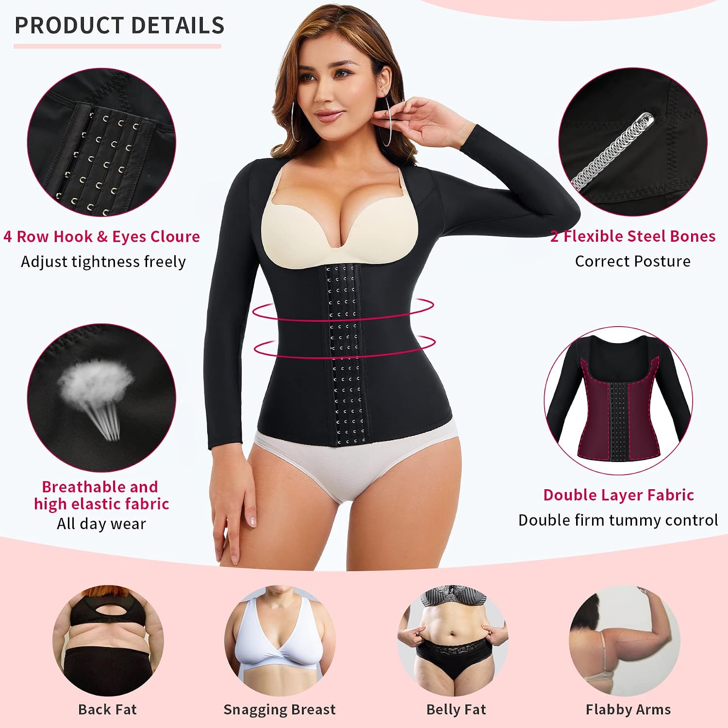 Gotoly Women Waist Trainer Corset Shapewear — image 4
