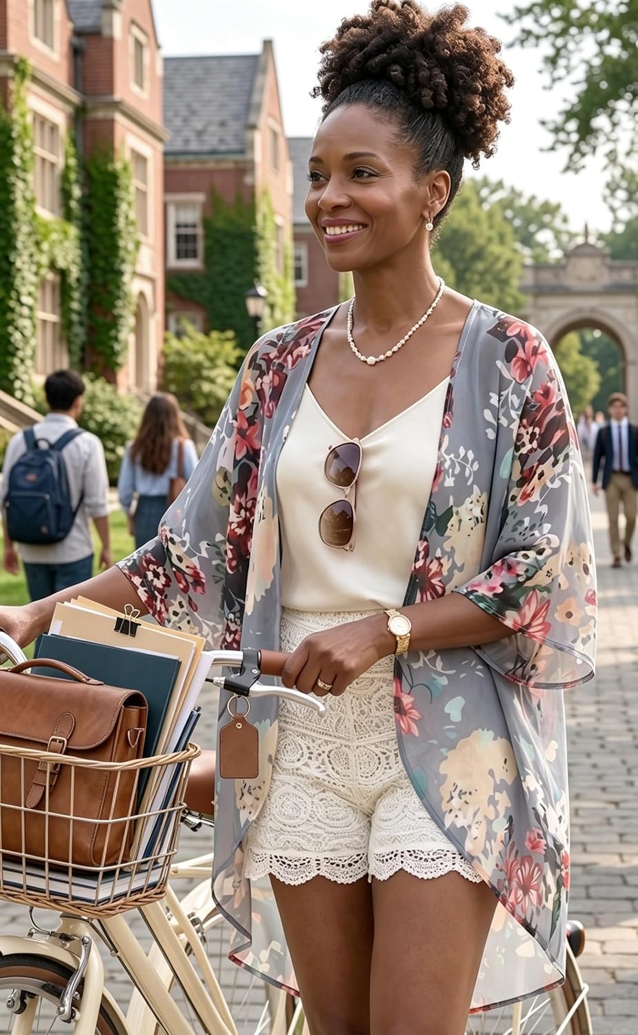 CHICGAL Floral Kimono Cardigan for Women — image 4