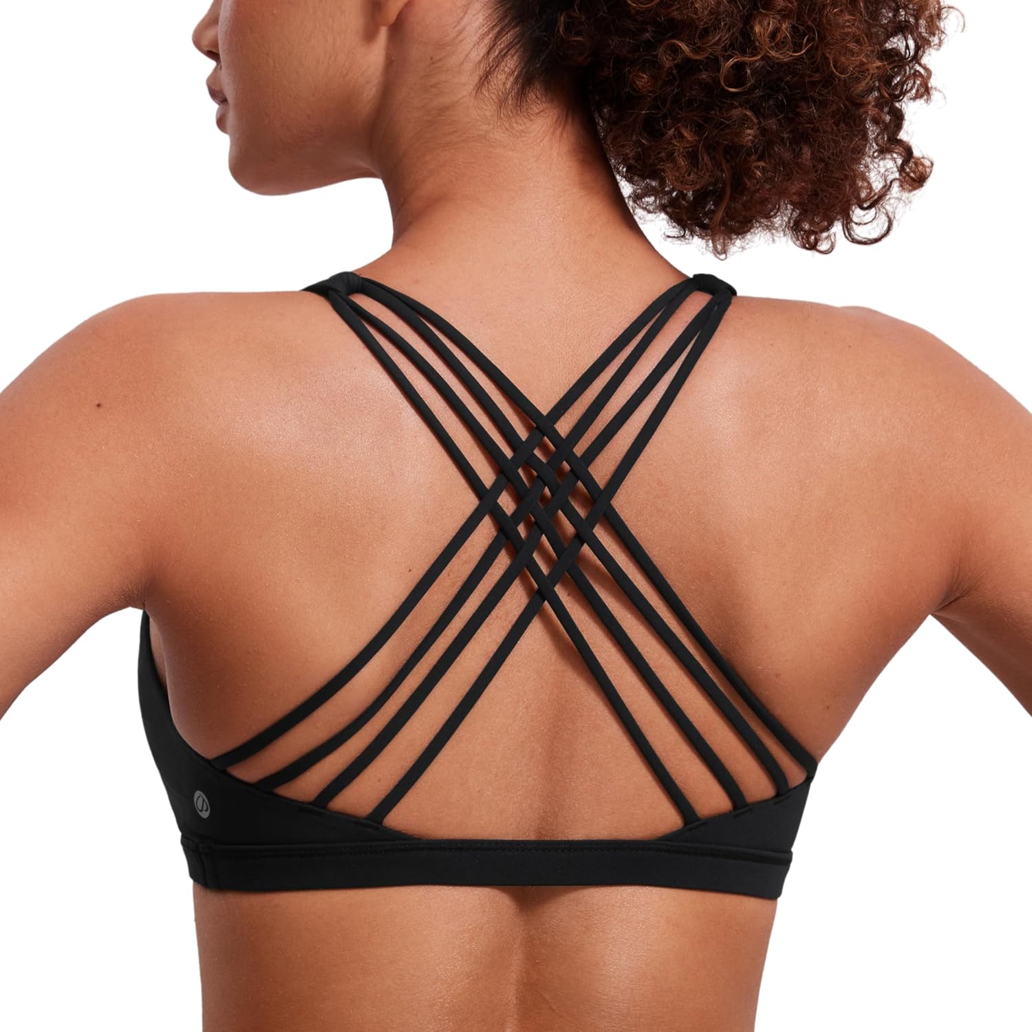 CRZ YOGA Naked Feeling Cross Back Sports Bra