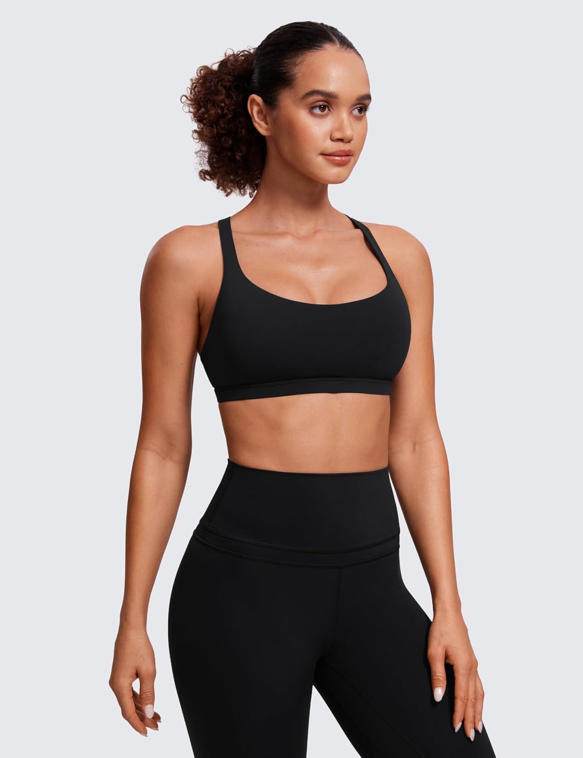 CRZ YOGA Naked Feeling Cross Back Sports Bra — image 2