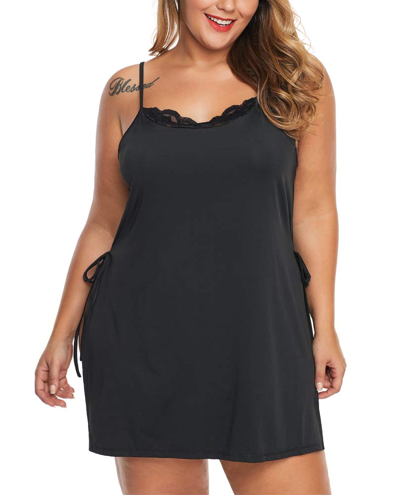 XAKALAKA Plus Size Lace Babydoll Chemise — image 4