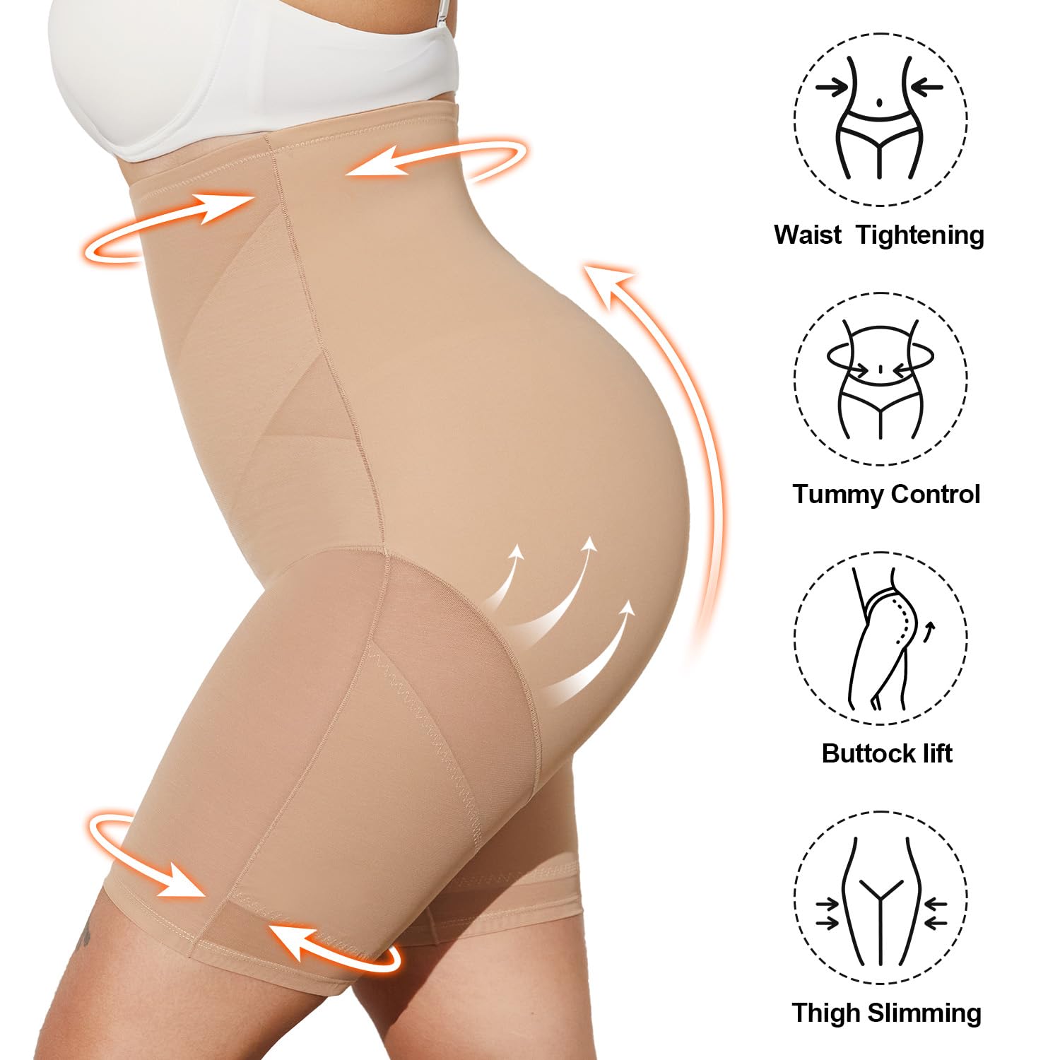 MOVWIN Plus Size Tummy Control Shapewear — image 2
