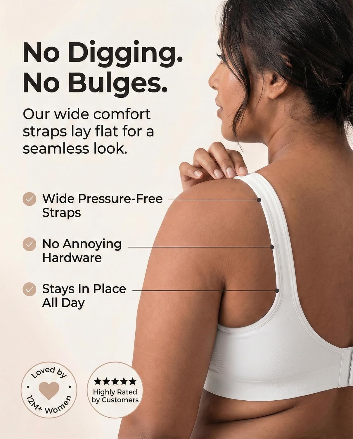 SHAPERMINT Women's Seamless Wireless Everyday Bra — image 7