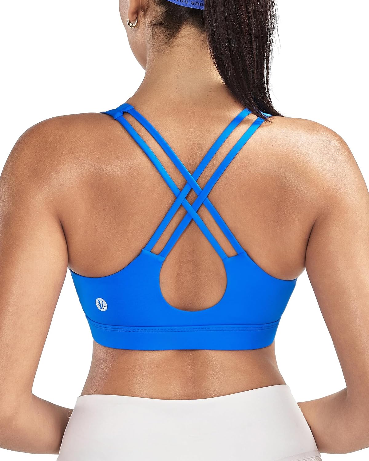 RUNNING GIRL Padded Crisscross Back Longline Sports Bra — image 9