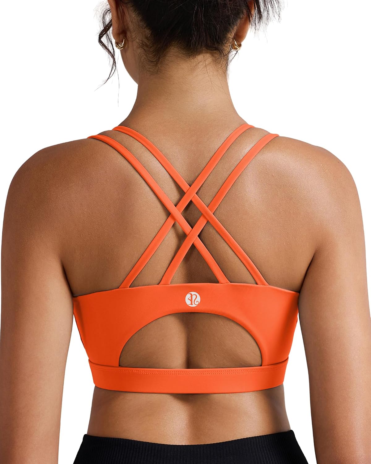 RUNNING GIRL Padded Crisscross Back Longline Sports Bra — image 11