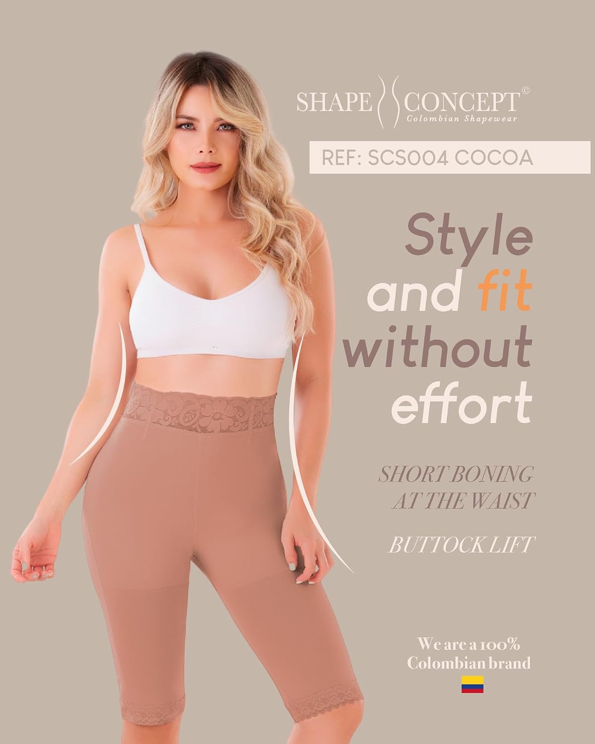 SHAPE CONCEPT High-Compression Butt Lifter Shorts — image 4